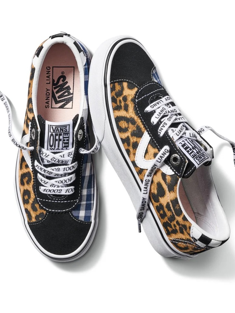 Sandy Liang x Vans bayside leopard sneakers